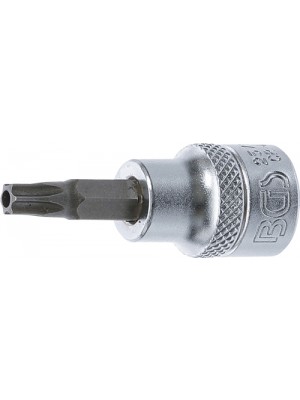 BGS 2574 Bit-Einsatz | Antrieb Innenvierkant 10 mm (3/8"") | T-Profil (für Torx) mit Bohrung T30