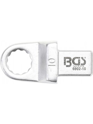 BGS 6902-10 Einsteck-Ringschlüssel | 10 mm | Aufnahme 9 x 12 mm