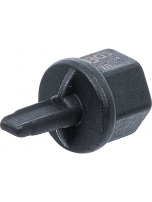 BGS 9424 Ölablassschrauben-Spezialprofil-Bit-Einsatz | Antrieb Innenvierkant 10 mm (3/8"") | für VAG