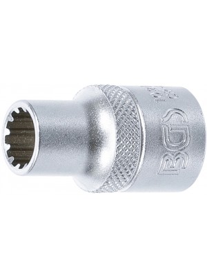 BGS 10210 Steckschlüssel-Einsatz Gear Lock | Antrieb Innenvierkant 12,5 mm (1/2"") | SW 10 mm