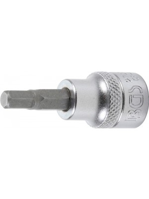 BGS 2723 Bit-Einsatz | Antrieb Innenvierkant 10 mm (3/8"") | Innensechskant 7/32""