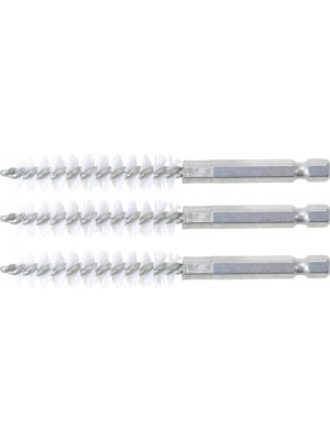 BGS 3078-11-N Nylonbürste | 11 mm | Antrieb Außensechskant 6,3 mm (1/4"") | 3-tlg.