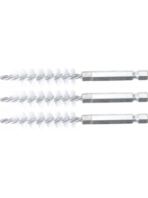 BGS 3078-12-N Nylonbürste | 12 mm | Antrieb Außensechskant 6,3 mm (1/4"") | 3-tlg.