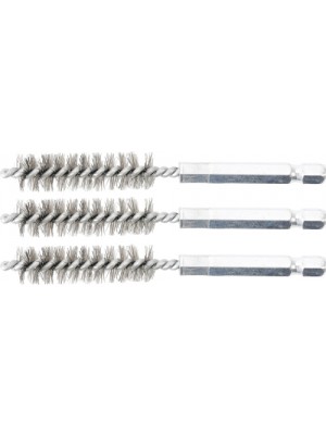 BGS 3078-12-S Stahlbürste | 12 mm | Antrieb Außensechskant 6,3 mm (1/4"") | 3-tlg.