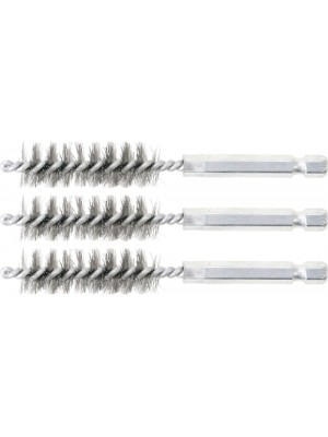 BGS 3078-14-S Stahlbürste | 14 mm | Antrieb Außensechskant 6,3 mm (1/4"") | 3-tlg.