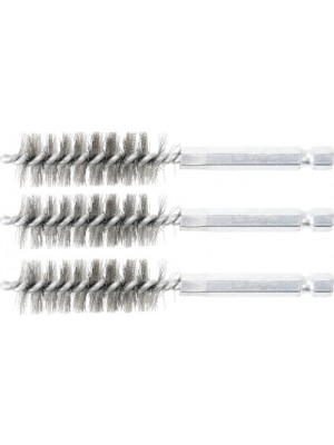 BGS 3078-16-S Stahlbürste | 16 mm | Antrieb Außensechskant 6,3 mm (1/4"") | 3-tlg.