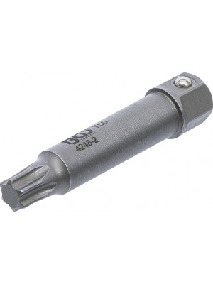 BGS 4248-2 Spezial-Bit zur Demontage der Riemenräder an Lichtmaschinen | T-Profil (für Torx) T50 x 64 mm