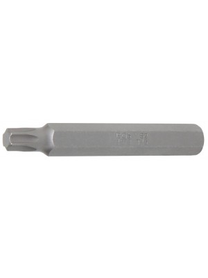 BGS 4573 Bit | Länge 75 mm | Antrieb Außensechskant 10 mm (3/8"") | T-Profil (für Torx) T45