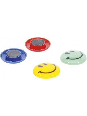 BGS 85812 Magnet-Satz | ""Smile"" | Ø 40 mm | 4-tlg.