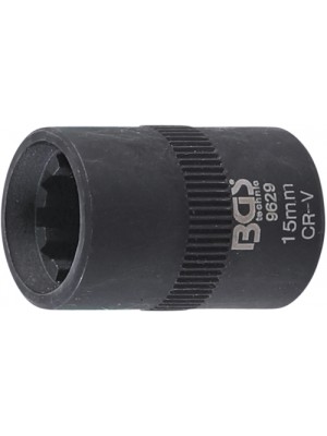 BGS 9629 Bremssattel-Einsatz | 10-kant | für VAG und Porsche | SW 15 mm
