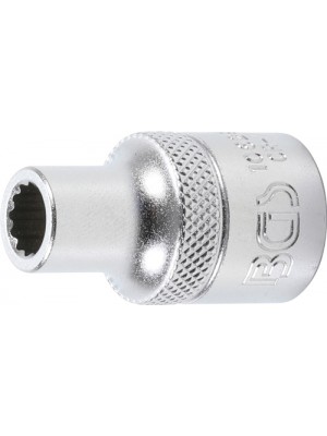 BGS 10628 Steckschlüssel-Einsatz Zwölfkant | Antrieb Innenvierkant 12,5 mm (1/2"") | SW 8 mm