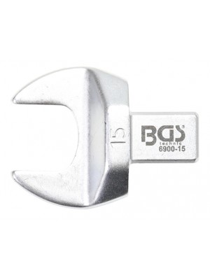 BGS 6900-15 Einsteck-Maulschlüssel | 15 mm | Aufnahme 9 x 12 mm