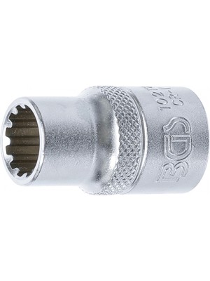 BGS 10212 Steckschlüssel-Einsatz Gear Lock | Antrieb Innenvierkant 12,5 mm (1/2"") | SW 12 mm