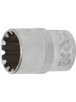 BGS 10314 Steckschlüssel-Einsatz Gear Lock | Antrieb Innenvierkant 10 mm (3/8"") | SW 14 mm