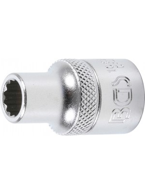 BGS 10629 Steckschlüssel-Einsatz Zwölfkant | Antrieb Innenvierkant 12,5 mm (1/2"") | SW 9 mm