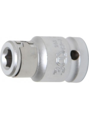 BGS 293 Bit-Adapter mit Haltekugel | Innenvierkant 12,5 mm (1/2"") | Innensechskant 8 mm (5/16"")