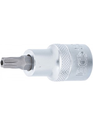 BGS 4326 Bit-Einsatz | Antrieb Innenvierkant 12,5 mm (1/2"") | T-Profil (für Torx) mit Bohrung T40