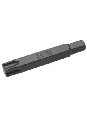 BGS 4576 Bit | Länge 75 mm | Antrieb Außensechskant 10 mm | T-Profil (für Torx) T60