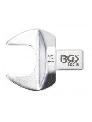 BGS Einsteck-Maulschlüssel | 16 mm | Aufnahme 9 x 12 mm