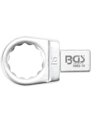 BGS 6902-16 Einsteck-Ringschlüssel | 16 mm | Aufnahme 9 x 12 mm