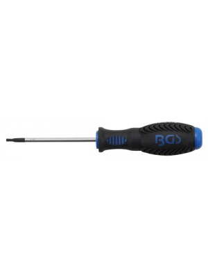 BGS 7849-T10 Schraubendreher | T-Profil (für Torx) mit Bohrung T10 | Klingenlänge 80 mm
