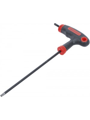 BGS 7880-T25 Schraubendreher mit T-Griff und seitlicher Klinge | T-Profil (für Torx) mit/ohne Bohrung T25