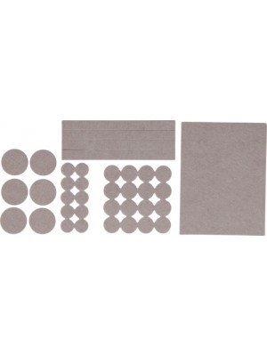 BGS 80715 Filzgleiter-Satz | beige | 38-tlg.