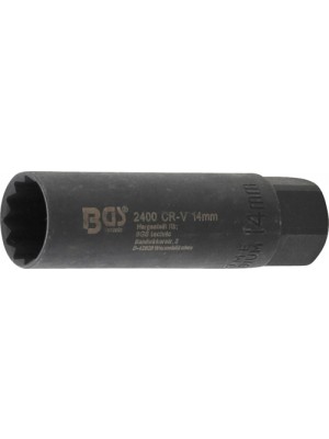 BGS 2400 Zündkerzen-Einsatz Sechskant | Antrieb Innenvierkant 10 mm (3/8"") | SW 14 mm