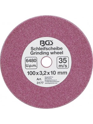 BGS 3177 Schleifscheibe | für Art. 3180 | Ø 100 x 3,2 x 10 mm
