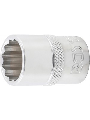 BGS 10638 Steckschlüssel-Einsatz Zwölfkant | Antrieb Innenvierkant 12,5 mm (1/2"") | SW 18 mm