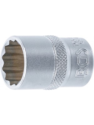 BGS 10639 Steckschlüssel-Einsatz Zwölfkant | Antrieb Innenvierkant 12,5 mm (1/2"") | SW 19 mm
