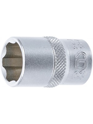 BGS 2417 Steckschlüssel-Einsatz Super Lock | Antrieb Innenvierkant 12,5 mm (1/2"") | SW 17 mm