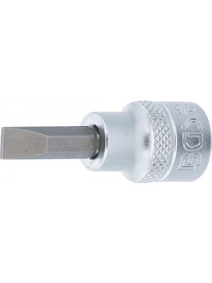 BGS 2568 Bit-Einsatz | Antrieb Innenvierkant 10 mm (3/8"") | Schlitz 7 mm