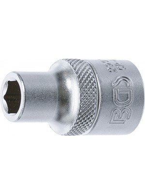 BGS 2909 Steckschlüssel-Einsatz Sechskant | Antrieb Innenvierkant 12,5 mm (1/2"") | SW 9 mm