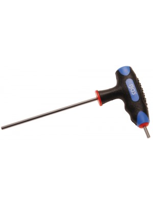 BGS 4010-4 Schraubendreher mit T-Griff und seitlicher Klinge | Innensechskant 4 mm