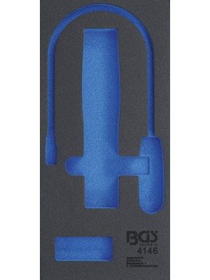 BGS 4146-1 Werkstattwageneinlage 1/3 | leer | für Art. 4146