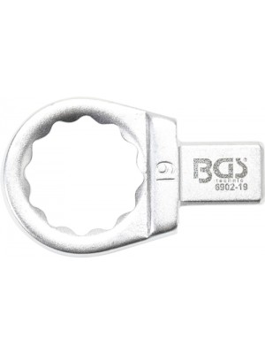 BGS 6902-19 Einsteck-Ringschlüssel | 19 mm | Aufnahme 9 x 12 mm