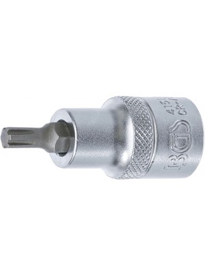 BGS 4151 Bit-Einsatz | Antrieb Innenvierkant 12,5 mm (1/2"") | Keil-Profil (für RIBE) M6