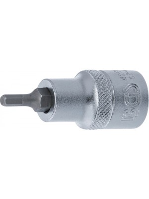 BGS 4250 Bit-Einsatz | Antrieb Innenvierkant 12,5 mm (1/2"") | Innensechskant 4 mm