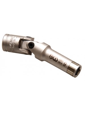 BGS 2981 Glühkerzen-Gelenk-Einsatz Sechskant | Antrieb Innenvierkant 10 mm (3/8"") | SW 9 mm