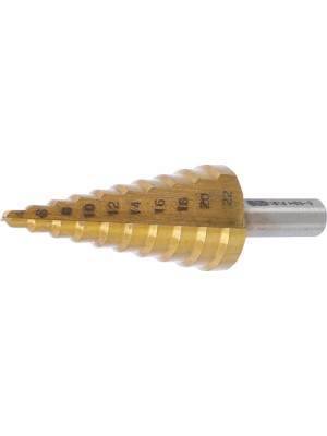 BGS 1618 Stufenbohrer | titannitriert | Ø 4 - 22 mm