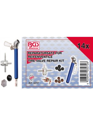BGS 3272 Reparatursatz für Reifenventile | 14-tlg.