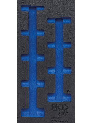 BGS 4057-1 Werkstattwageneinlage 1/3 | leer | für Art. 4057