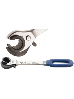 BGS 30830 Ratschen-Ringschlüssel, offen | SW 10 mm
