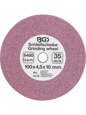 BGS 3178 Schleifscheibe | für Art. 3180 | Ø 100 x 4,5 x 10 mm