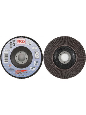 BGS 3974 Fächer-Schleif-Scheibe | Ø 125 mm | K 40