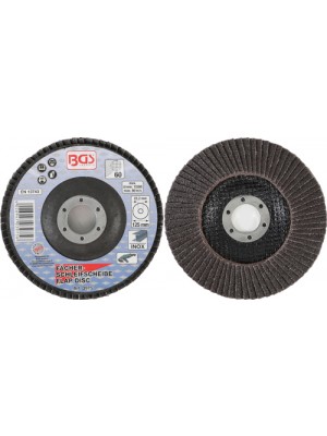 BGS 3975 Fächer-Schleif-Scheibe | Ø 125 mm | K 60