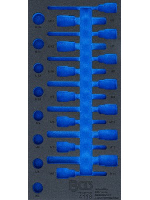 BGS 4118-1 Werkstattwageneinlage 1/3 | leer | für Art. 4118