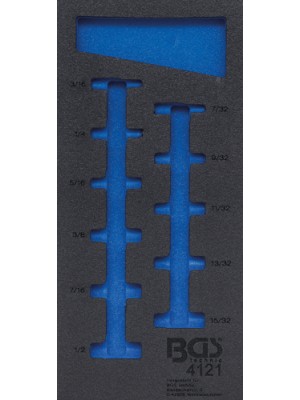 BGS 4121-1 Werkstattwageneinlage 1/3 | leer | für Art. 4121