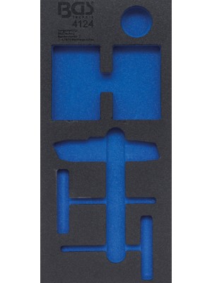 BGS 4124-1 Werkstattwageneinlage 1/3 | leer | für Art. 4124